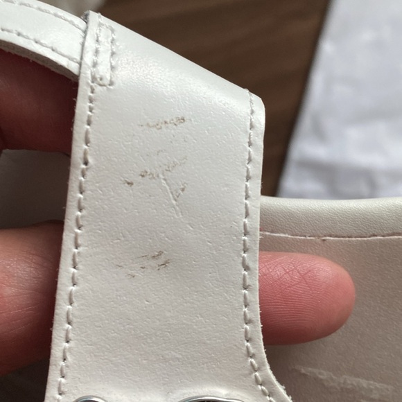 Pre-owned Love Moschino White Sandals -Size 38 - Picture 11 of 11